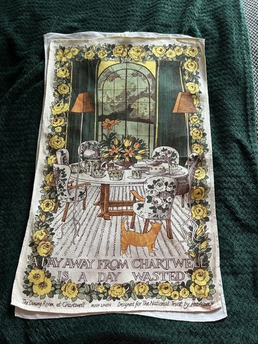 Vintage pat albeck tea - vintage, towel