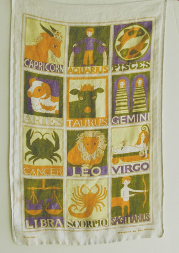 Vintage kitchen towel - vintage,